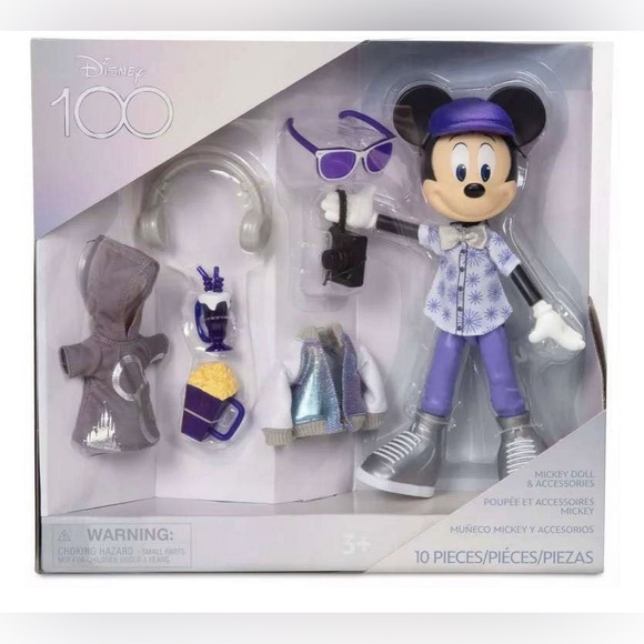 Disney 100 Mickey Mouse Doll and Accessories - Picture 4 of 4